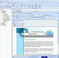 Desktop email newsletter software